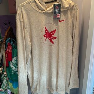 Men’s Ohio State dri-fit hoodie, brand new